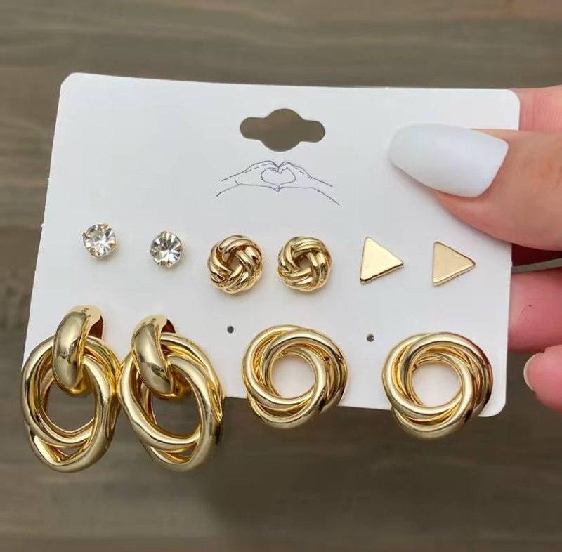 Mathilde | Boucle d'oreille - 6 paires - Actoshine Réunion