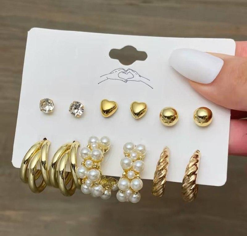 Maëlys | Boucle d'oreille - 6 paires - Actoshine Réunion