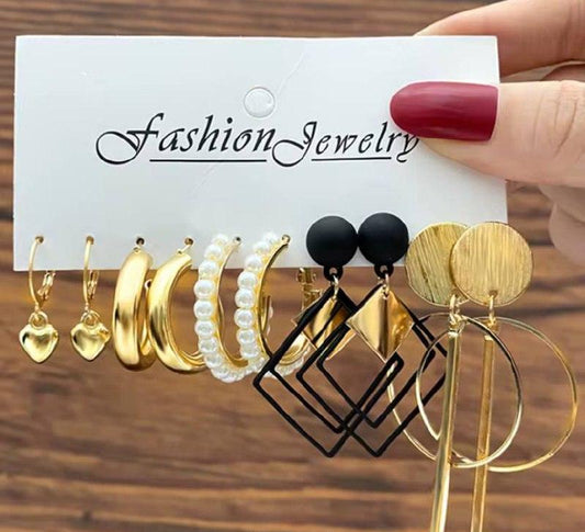 Chiara | Boucle d'oreille - 5 paires - Actoshine Réunion