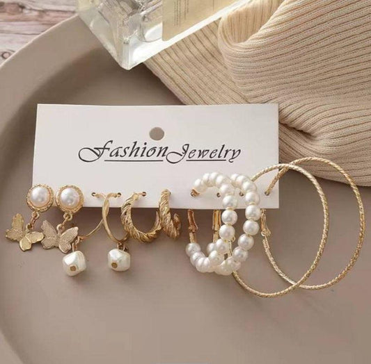 Giulia | Boucle d'oreille - 5 paires - Actoshine Réunion