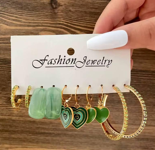 Suzana | Boucle d'oreille - 5 paires - Actoshine Réunion