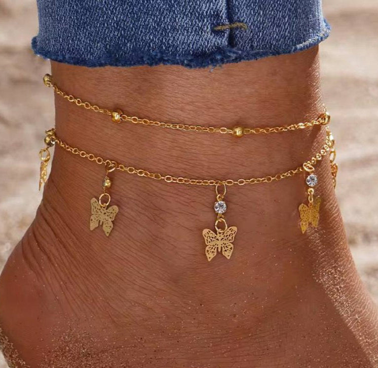 Farasha | Chaîne de cheville - Acier inoxydable