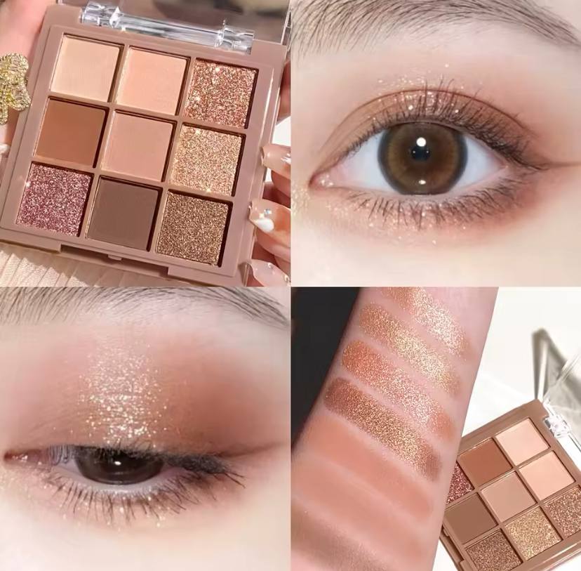 L’Essentielle Beauté – Palette 9 Couleurs Subtiles & Lumineuses, Waterproof, Résultat Studio