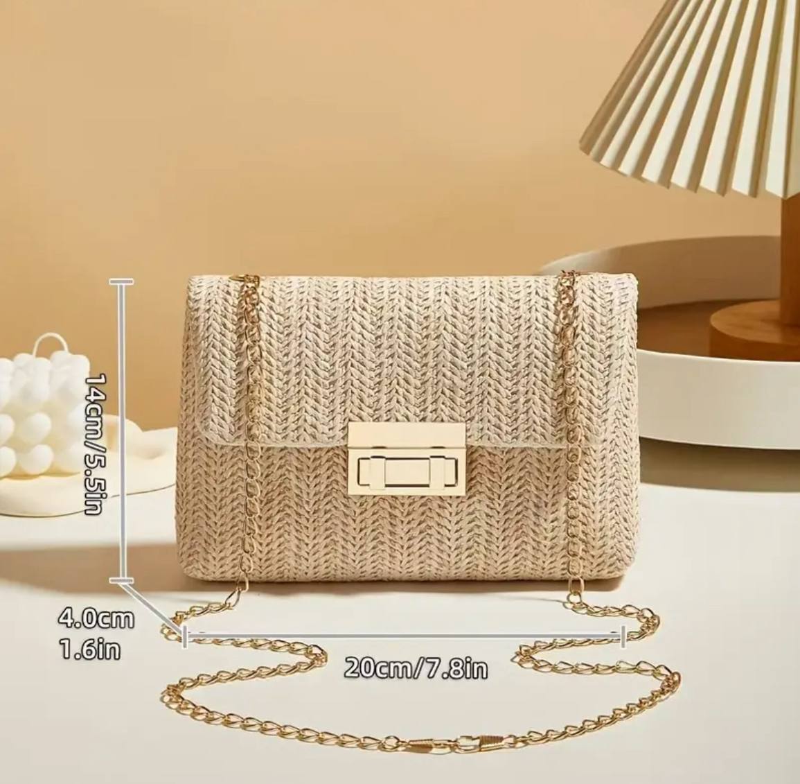 Sac Bandoulière Tissé Élégance – Artisanat Chic & Détail de Caractère